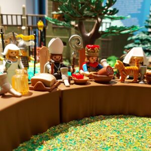 Playmobil-Figuren erzählen Klostergeschichte im Museum Abtei Liesborn