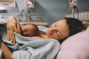 Entbindung Baby und Schwangerschaft
