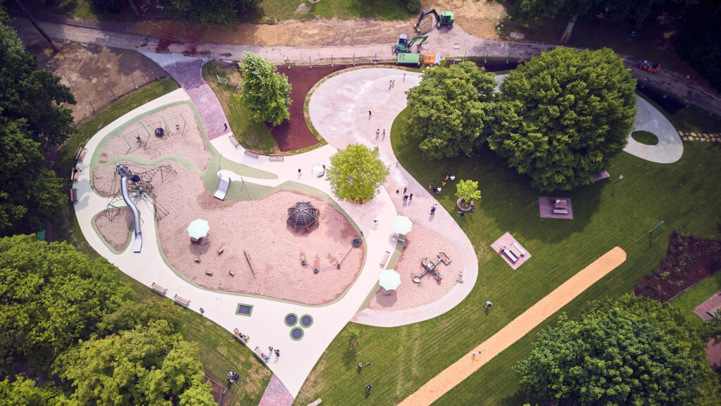 Neuer Spiel- und Wasserspielplatz Stadtpark Bochum