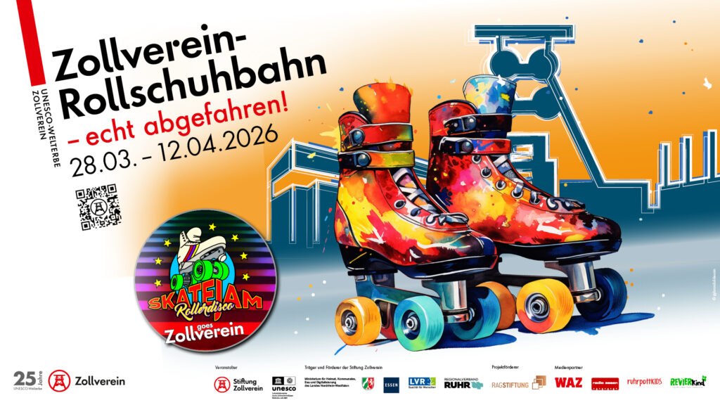 Rollschuhbahn Zollverein Poster